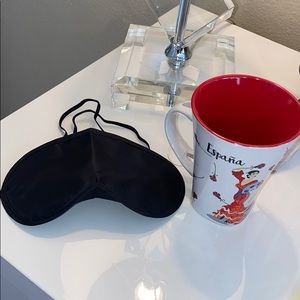 Black sleep mask! Never used!